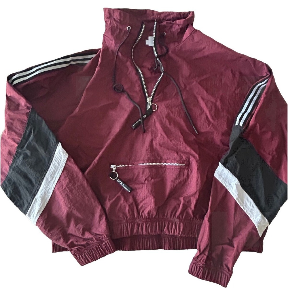 BCBG Generation pullover jacket Large‎ womens windbreaker short